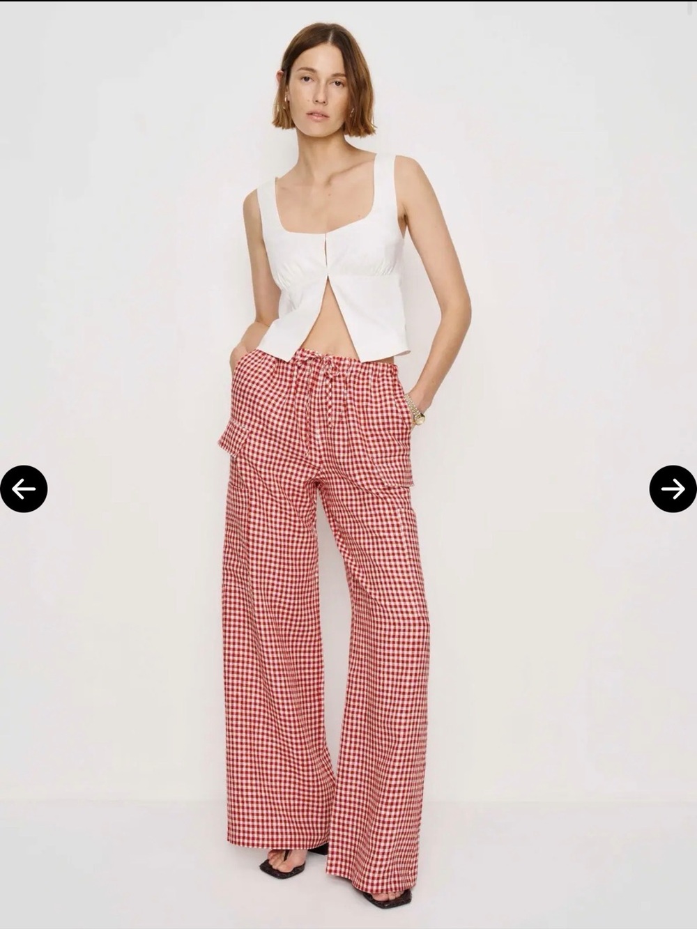 Reformation Ethan Linen Pant